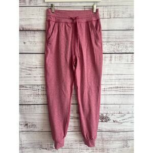 Travis Mathews Womens Cloudtie Joggers Heathered Rose Size Small